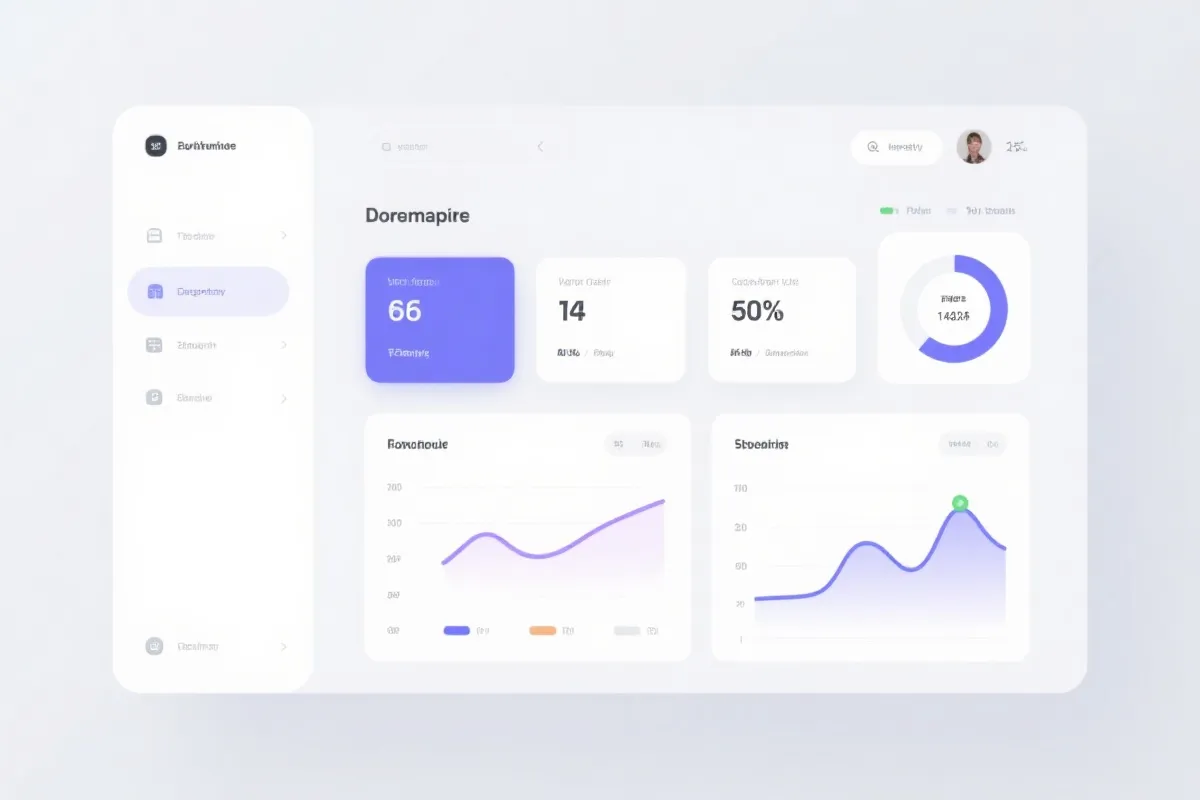 数据面板与走势图示意图