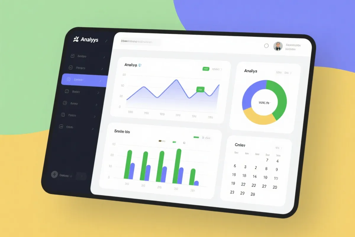 数据与日历示意图