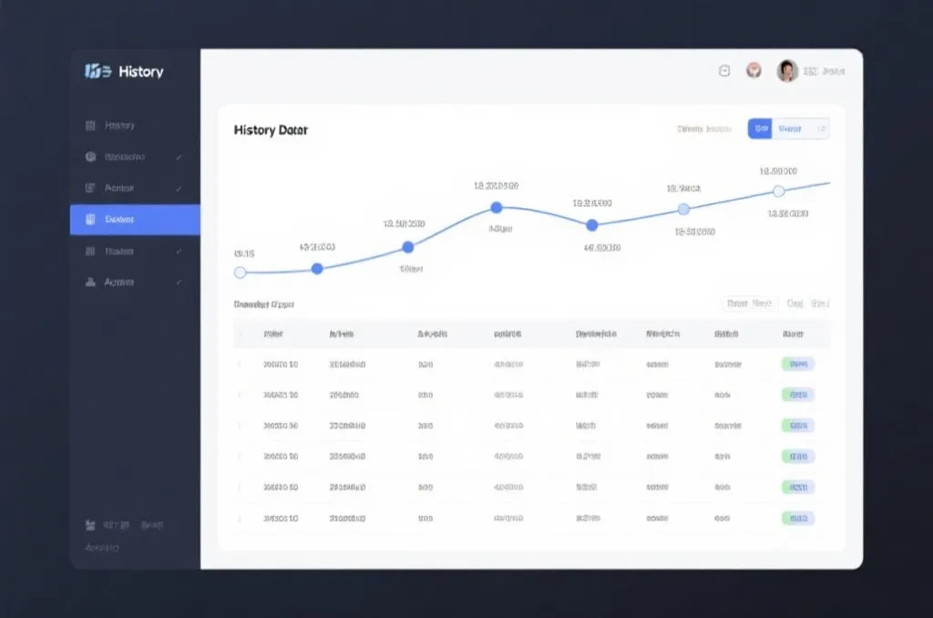 历史开奖资料归档与检索界面